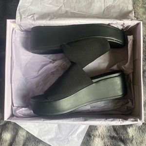 Madden Girl Black Platform Sandals